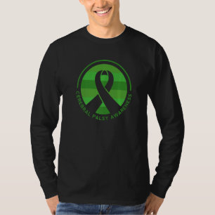 Cerebral Palsy Awareness Month Sunset Brai T-shirt