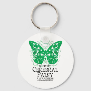 Cerebral Palsy Butterfly Sleutelhanger