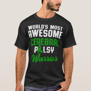 Cerebral Palsy CP Awareness Overwinnen Warrior Sur T-shirt