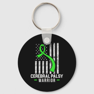 Cerebral Palsy CP Awareness Warrior Survivor 2 Sleutelhanger