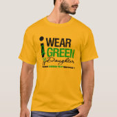 Cerebral Palsy ik Draag groen lint voor mijn docht T-shirt (Voorkant)