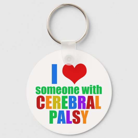 Cerebral Palsy Love Sleutelhanger (Voorkant)