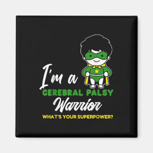 Cerebral Palsy Warrior CP Hero Hero Palsy Award Magneet