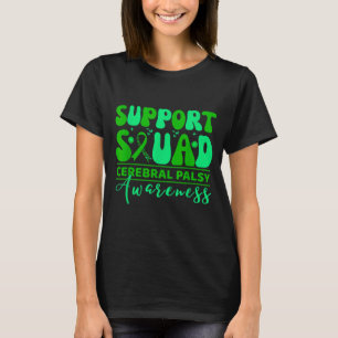 Cerebrale parese cp bewustzijn glimlach gezicht on t-shirt