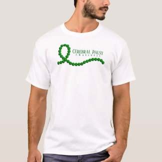 Cerebrale verlamming Bewustzijn Groene Lintkralen T-shirt
