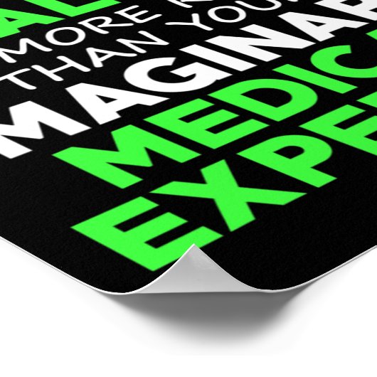 Cerebrale verlamming CP bewustzijn echte krijger o Poster (Hoek)