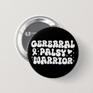 Cerebrale verlamming krijger ronde button 5,7 cm