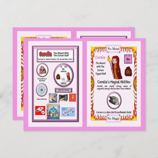 Cerelia - Cerium Trading Kaart (Voorkant / Achterkant)