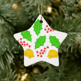 Ceremonia de Cerezo de Navidad Adorno Ceramic Orna Keramisch Ornament