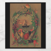 Cérémonial Ship Launch Sparkling Vins Étiquettes (Étiquettes simples)