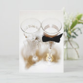 Ceremonial Wedding Champagne Glasses (Staand voorkant)