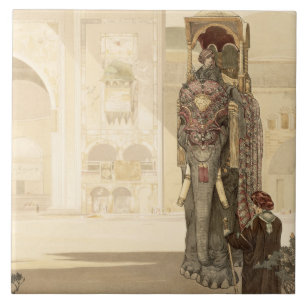 Ceremoniale olifant uit 'Het Oerwoud Boek' van Rud Tegeltje