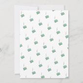 Cérémonie de cartes d'oiseaux pour le 50e annivers (Dos)