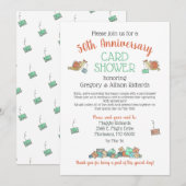 Cérémonie de cartes d'oiseaux pour le 50e annivers (Devant / Derrière)