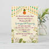 Cérémonie de Grihapravesh Invitation (Debout devant)