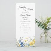 Cérémonie de mariage de jardin d'été Programme sim (Debout devant)