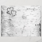 Cérémonie de Mariage d'écorce de bouleau Programme (Dos)