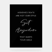 Cérémonie de mariage Siège Noir En Tout lieu (Recto)