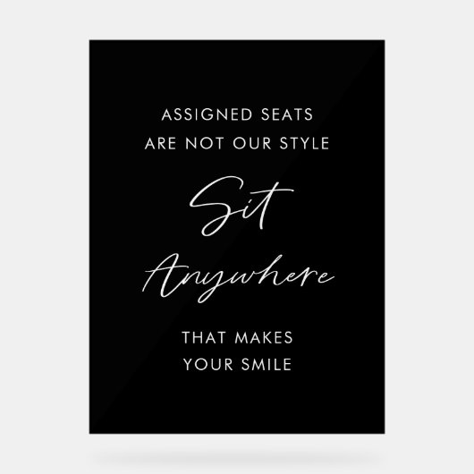 Cérémonie de mariage Siège Noir En Tout lieu (Recto)