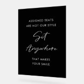 Cérémonie de mariage Siège Noir En Tout lieu (Angle)