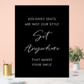 Cérémonie de mariage Siège Noir En Tout lieu (Mariage)