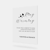 Cérémonie de réchauffement des anneaux mariages (Angle)