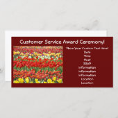 Cérémonie de remise personnalisée Cartes d'invitat (Devant / Derrière)