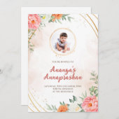 Cérémonie de sevrage invitation & invitation Annap (Devant / Derrière)