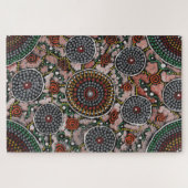 Cérémonie des femmes et peinture de corps Puzzle p (Horizontal)