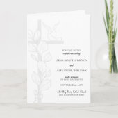 Cérémonie des Mariages catholiques avec programme  (Devant)