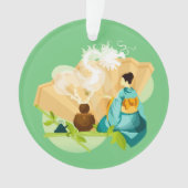 Cérémonie japonaise du thé, Dragon (devant)