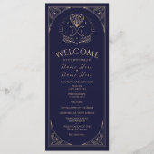 Cérémonie Mariage Cartes de fête Tarot Programme É (Devant)