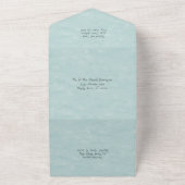 Cérémonie Mariage de bord de mer Invitation (Dehors)