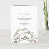 Cérémonie Mariage de Noël Modèle (Dos)