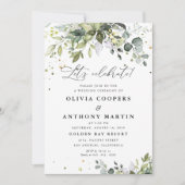 Cérémonie Mariage de verdure Invitation (Devant)
