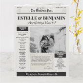 Cérémonie mariage Programme de journaux (Fleur jaune)