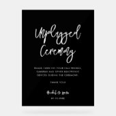 Cérémonie moderne contemporaine noire débranchée (Recto)