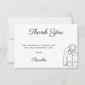 Cérémonie moderne de vêtement blanc merci (Devant)