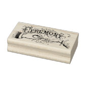 ceremonie 	rubberstempel (Stempel)