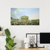 Ceremonie van de Eerste Steen Poster (Thuiskantoor)