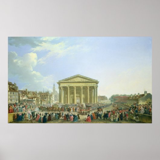 Ceremonie van de Eerste Steen Poster (Voorkant)
