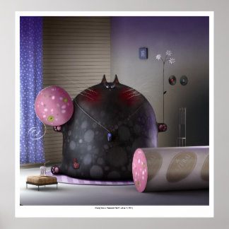 ceremoniële katten II (kat nr. 5) Poster