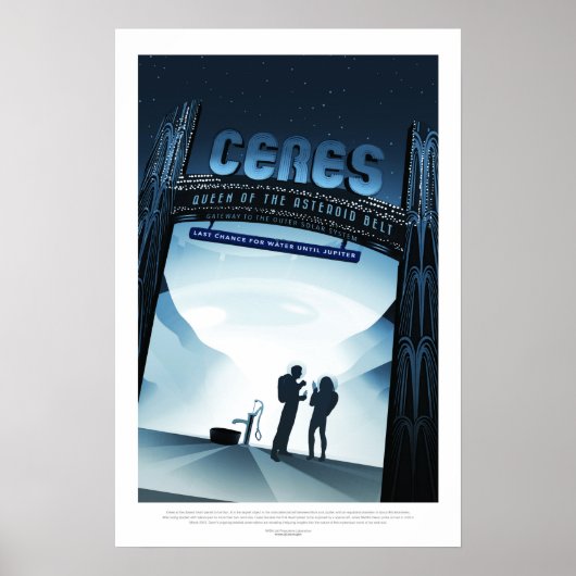 Ceres, reisposter poster (Voorkant)