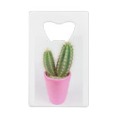 Cereus cactus dans un pot rose (Dos)