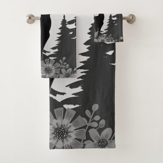 Cerf avec grand rack hors forêt (En situation)