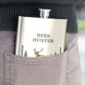Cerf blanc dans la fiole de chasseur de champ (En situation)