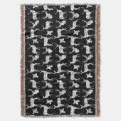 Cerf blanc sur la couverture à jeton noir (devant Vertical)