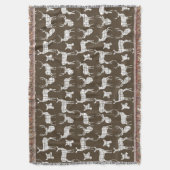 Cerf blanc sur la couverture Brown (devant Vertical)