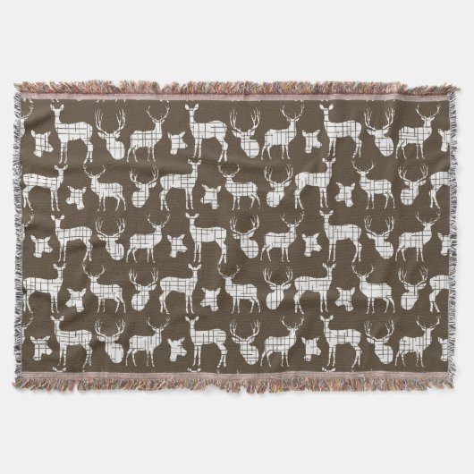 Cerf blanc sur la couverture Brown (Devant)