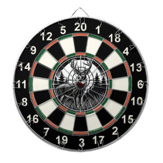 Cerf circulaire avec cible forestière